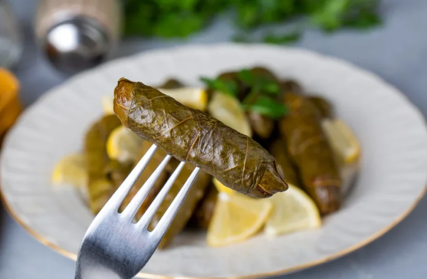 Grape leaves lebanese way