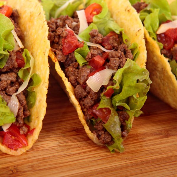 Mexican beef tacos